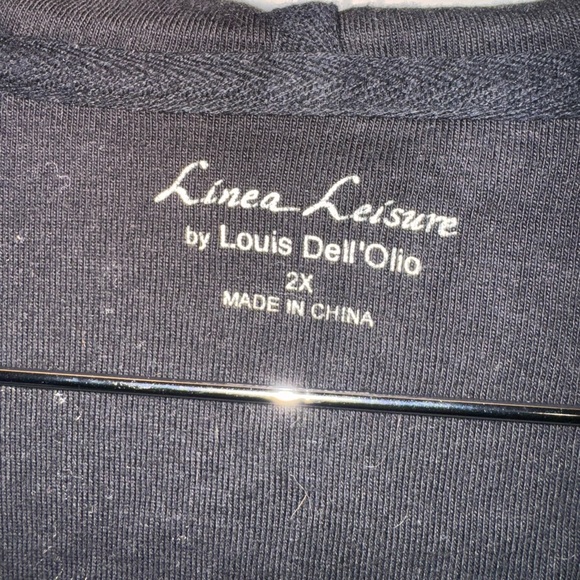 Snap front long hooded top - Picture 2 of 3